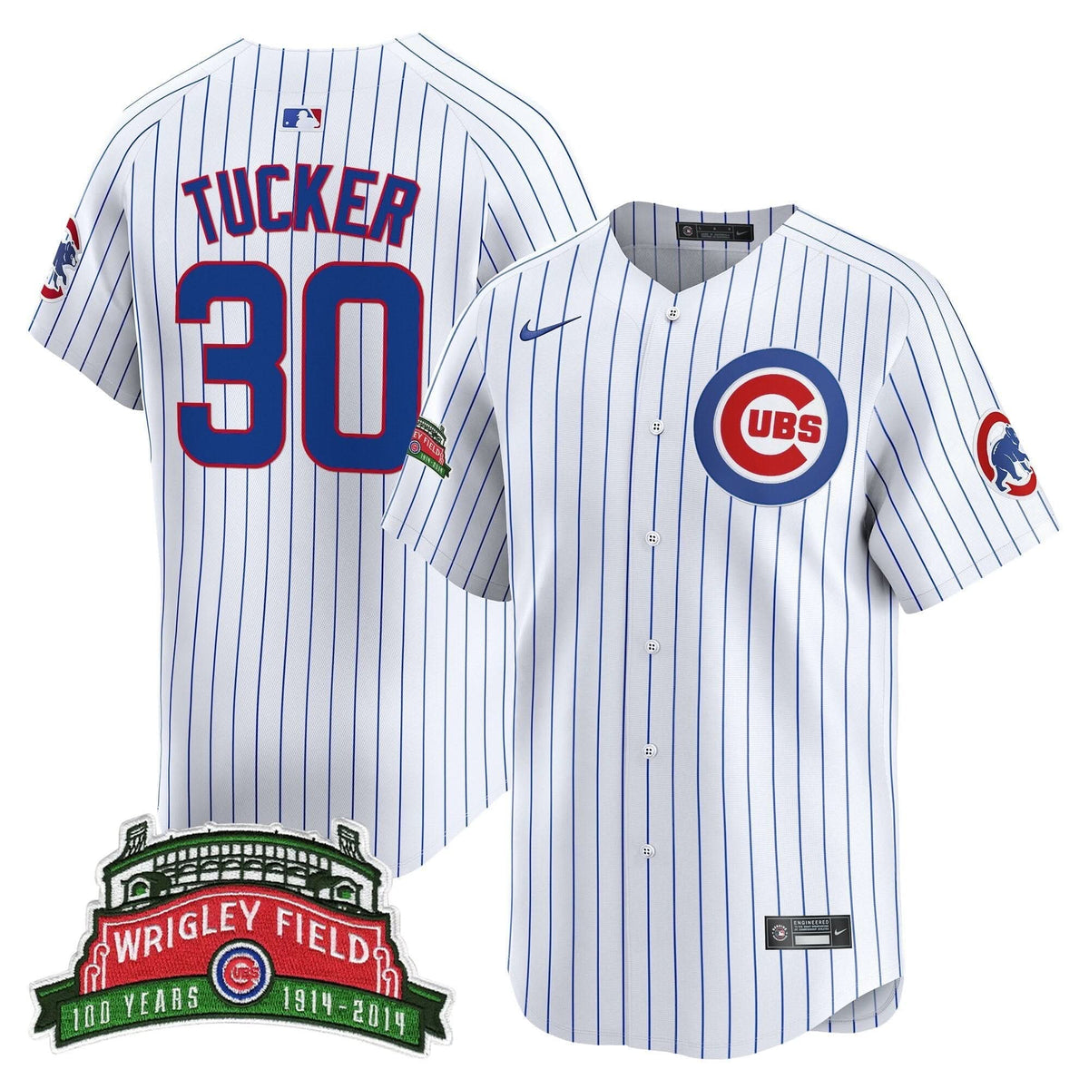 Chicago Cubs Wrigley Field Style Vapor Premier Limited Jersey - Stitched