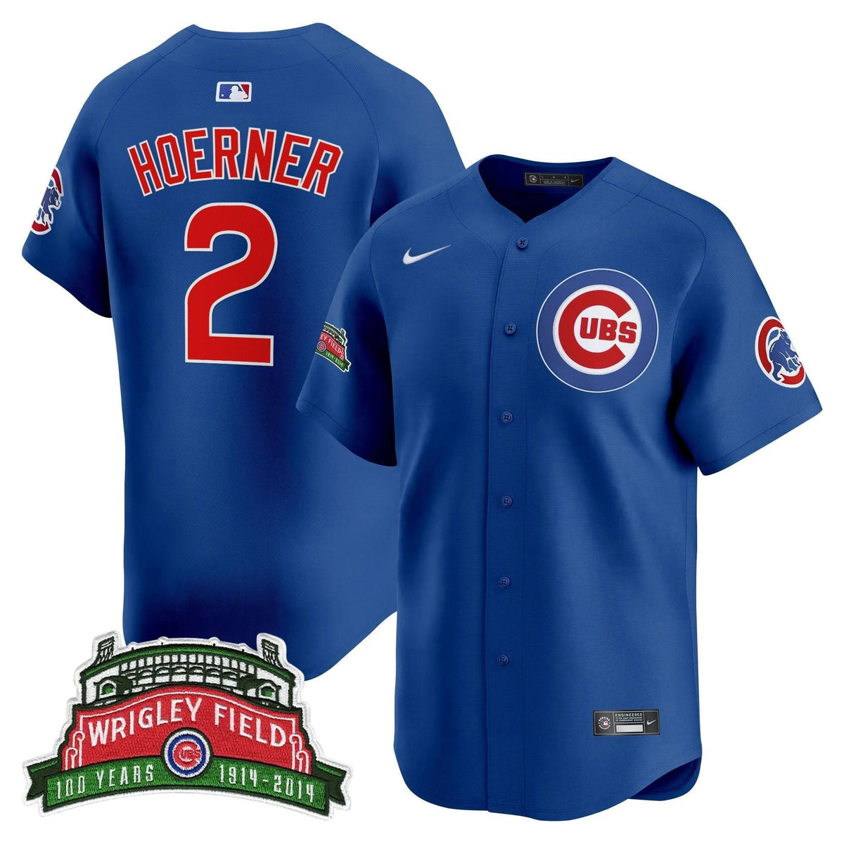 Chicago Cubs Wrigley Field Style Vapor Premier Limited Jersey - Stitched