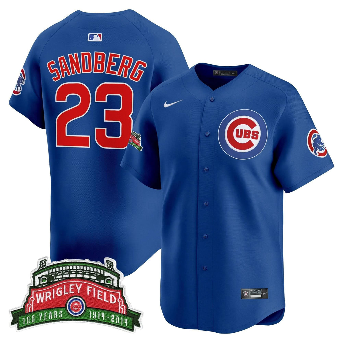 Chicago Cubs Wrigley Field Style Vapor Premier Limited Jersey - Stitched