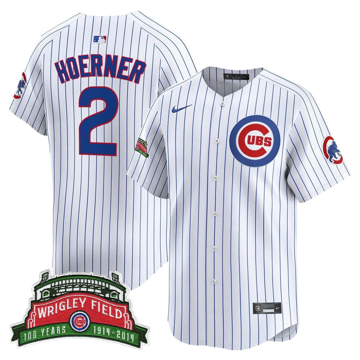 Chicago Cubs Wrigley Field Style Vapor Premier Limited Jersey - Stitched