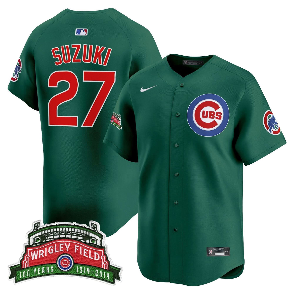 Chicago Cubs Wrigley Field Style Vapor Premier Limited Jersey - Stitched