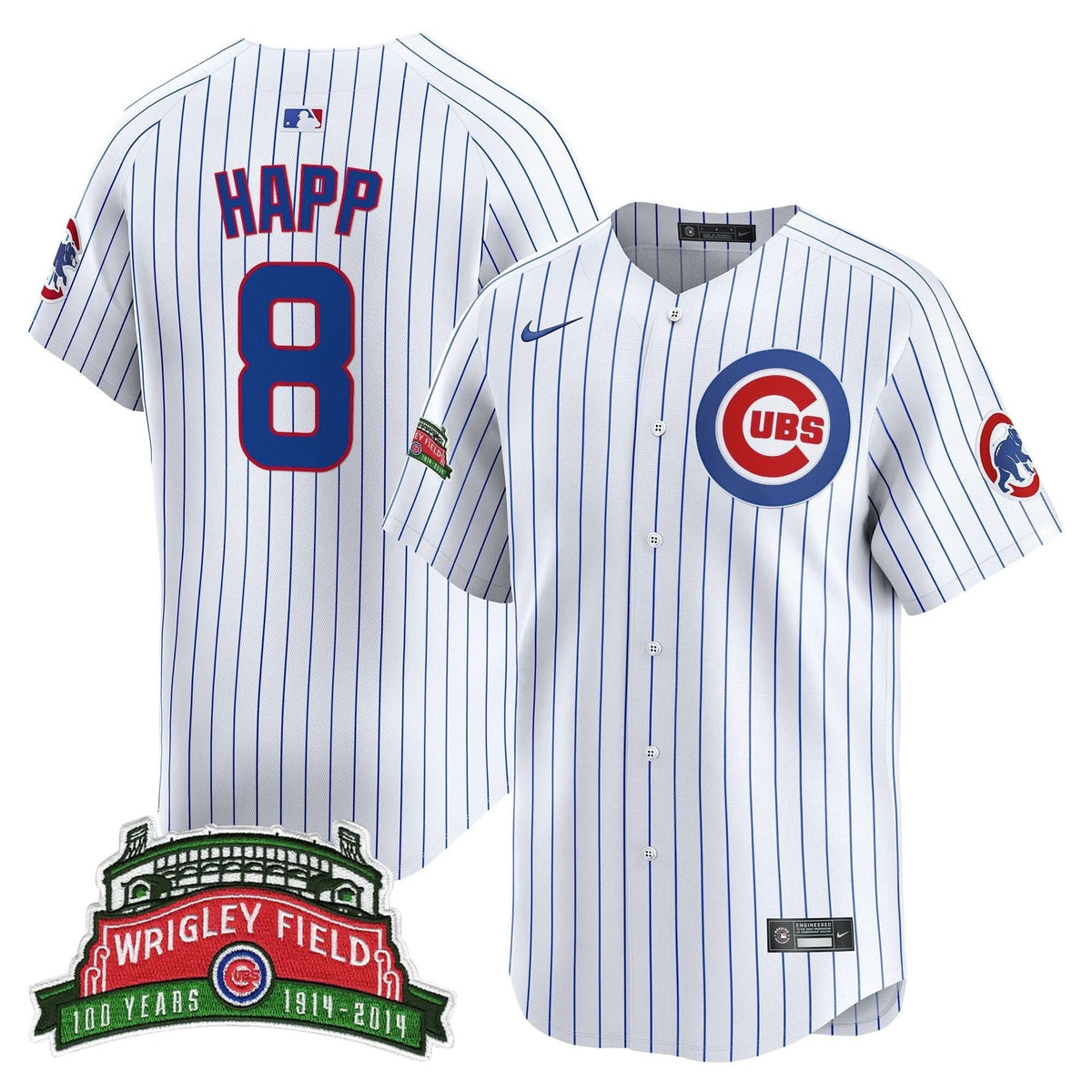 Chicago Cubs Wrigley Field Style Vapor Premier Limited Jersey - Stitched