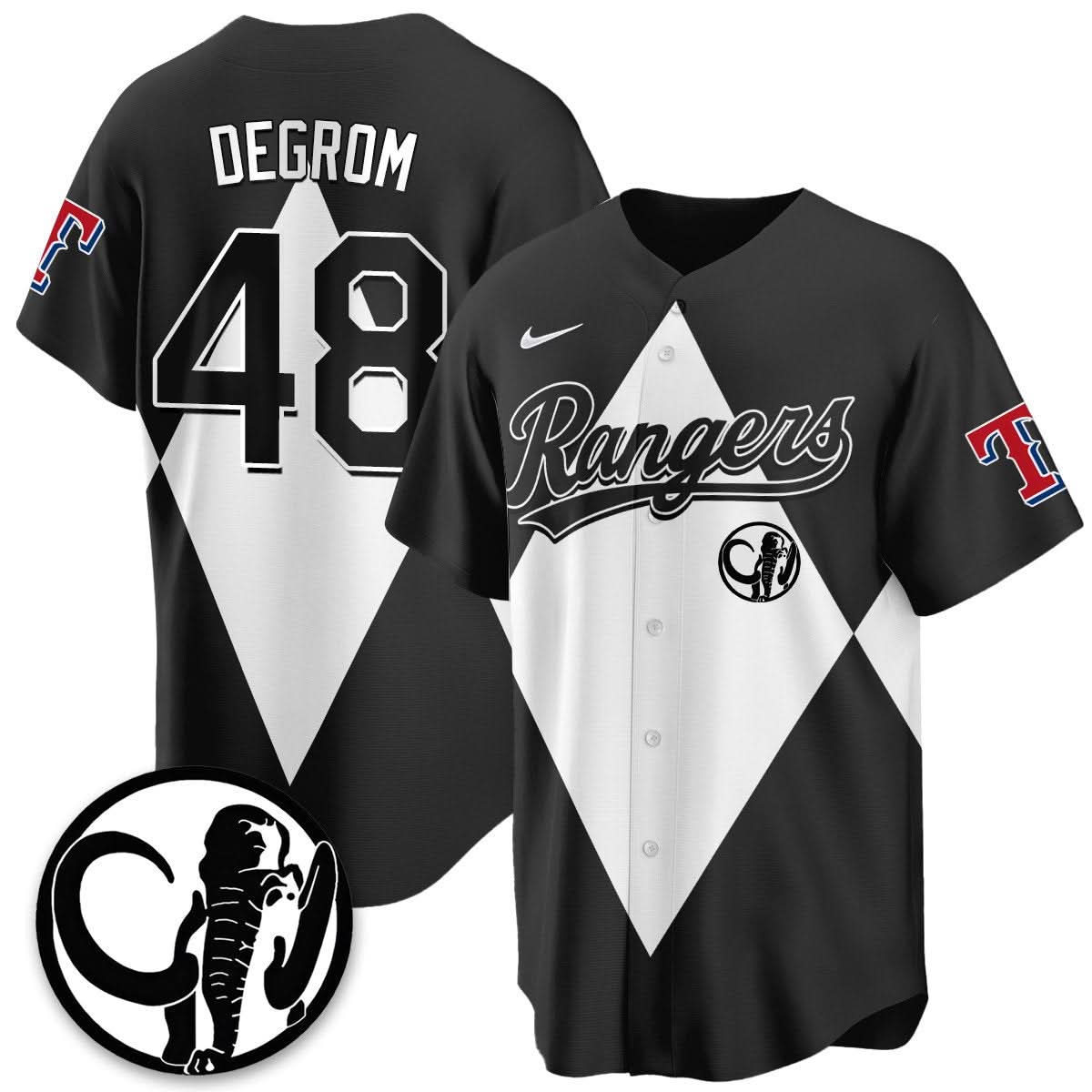 Texas Rangers Power Rangers Limited Jersey - Stitched-Cuztomshoes