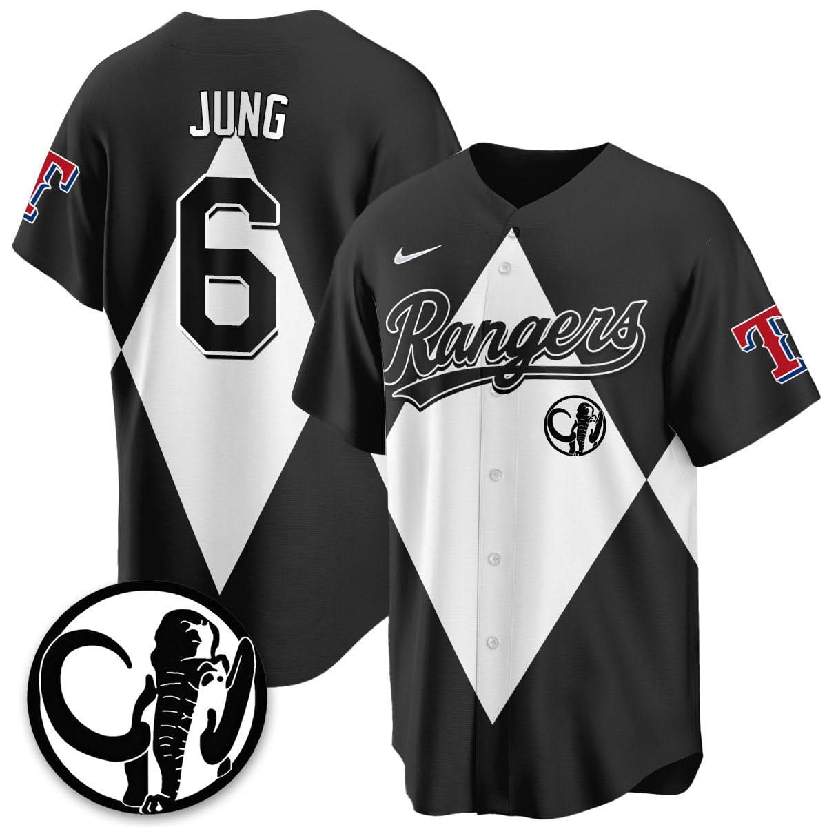 Texas Rangers Power Rangers Limited Jersey - Stitched-Cuztomshoes
