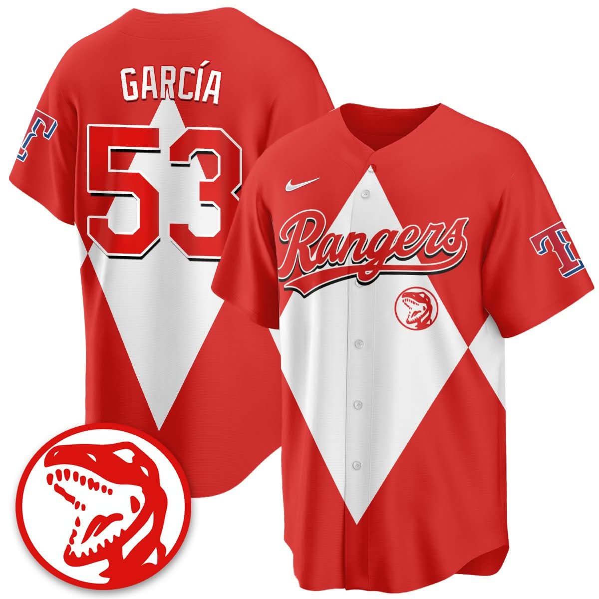 Texas Rangers Power Rangers Limited Jersey - Stitched-Cuztomshoes