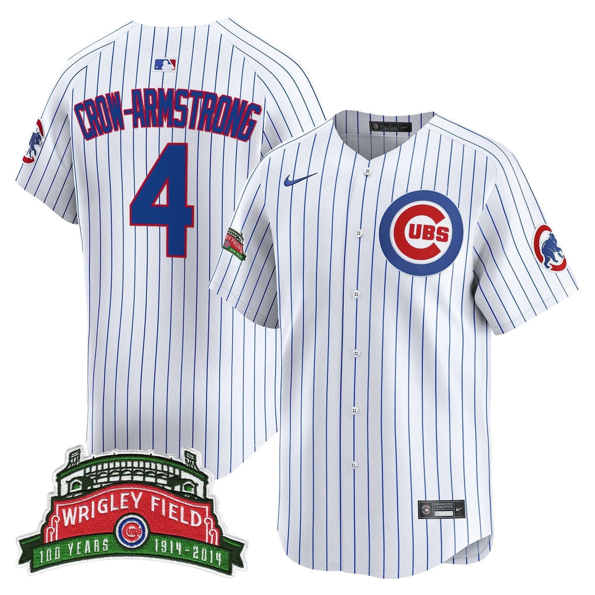 Chicago Cubs Wrigley Field Style Vapor Premier Limited Jersey - Stitched