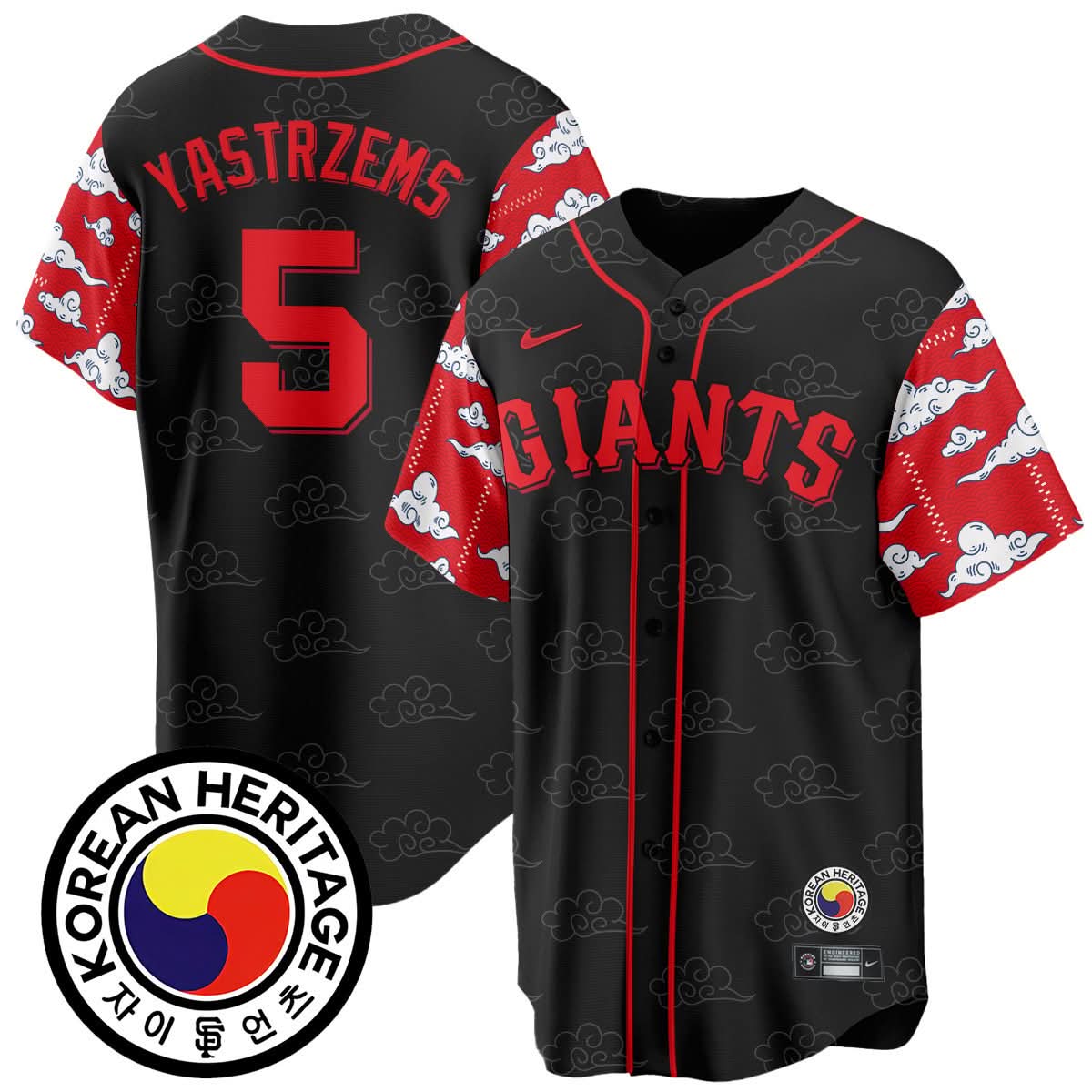 San Francisco Giants Korean Heritage Jersey - Stitched