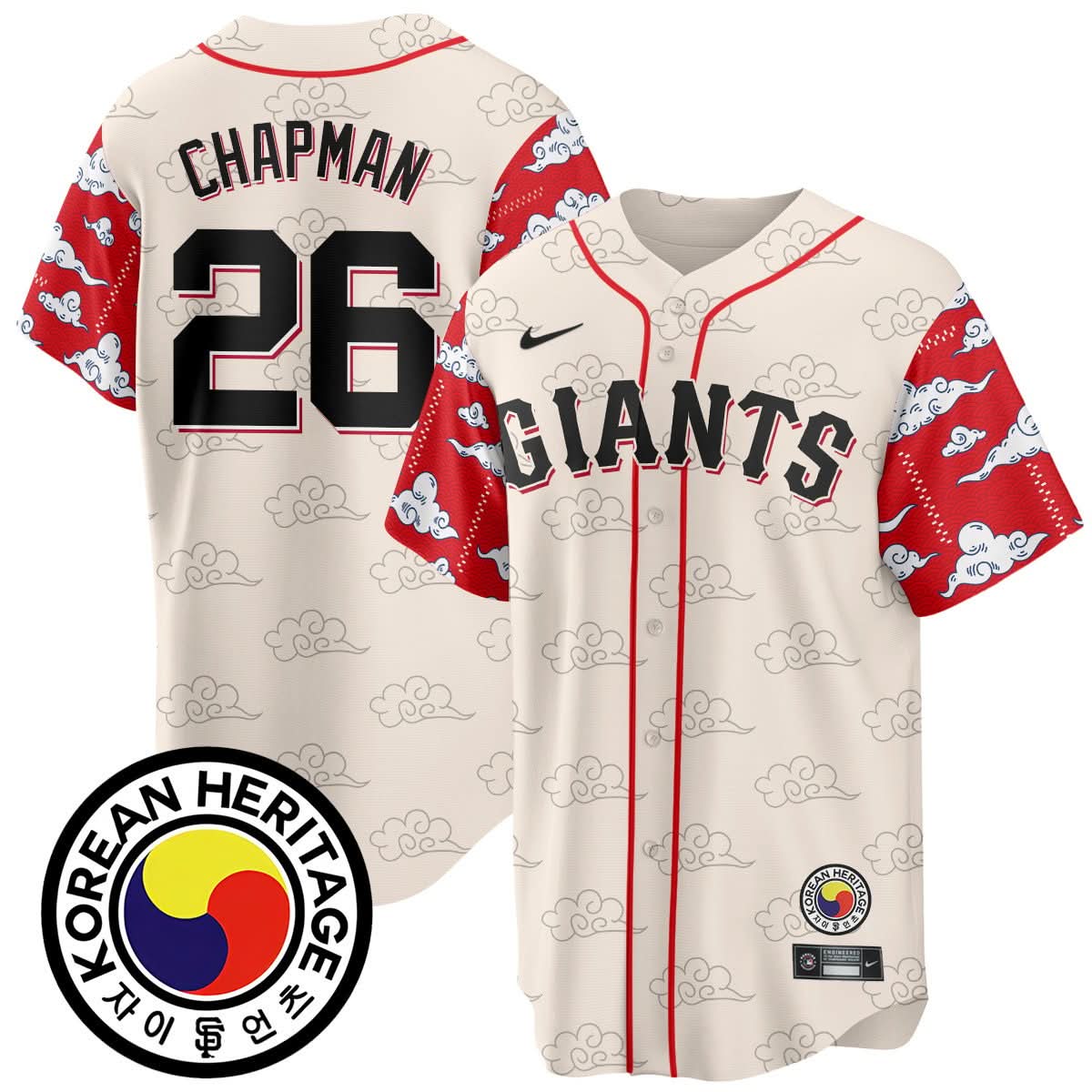 San Francisco Giants Korean Heritage Jersey - Stitched
