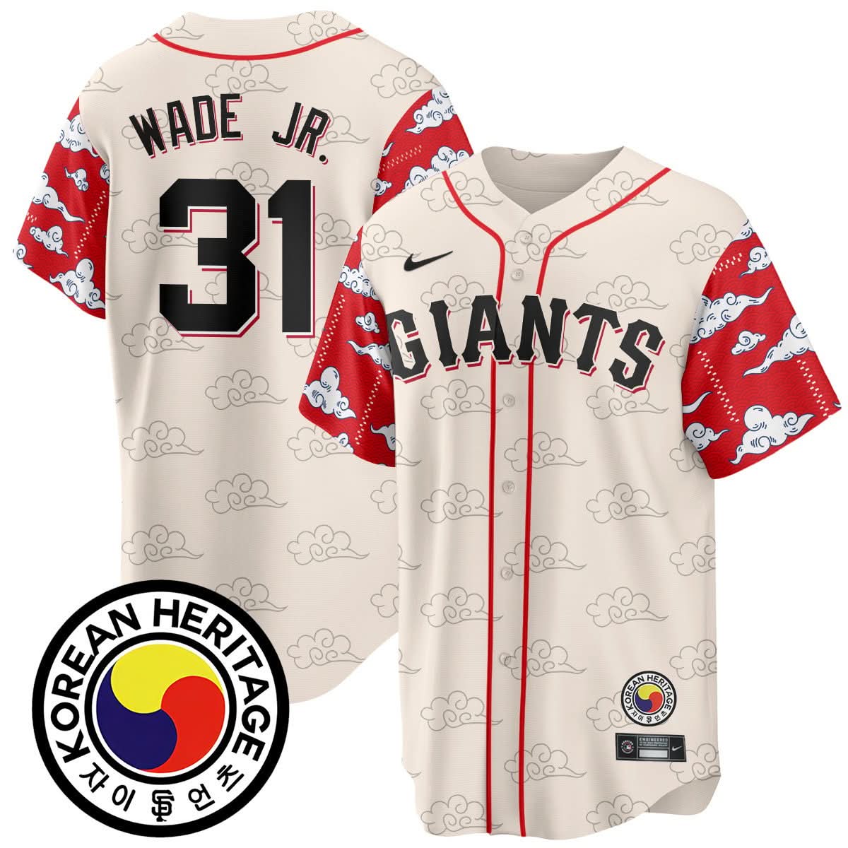 San Francisco Giants Korean Heritage Jersey - Stitched