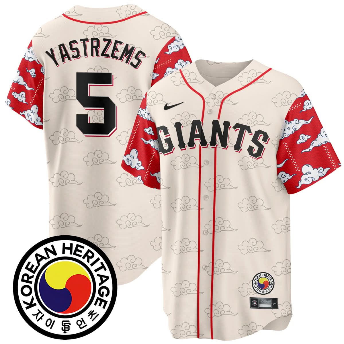 San Francisco Giants Korean Heritage Jersey - Stitched