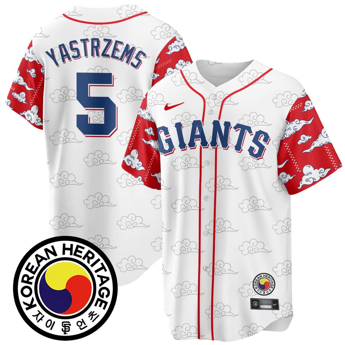 San Francisco Giants Korean Heritage Jersey - Stitched