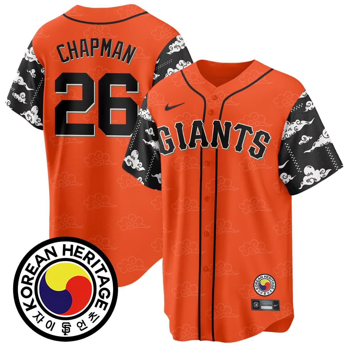 San Francisco Giants Korean Heritage Jersey - Stitched