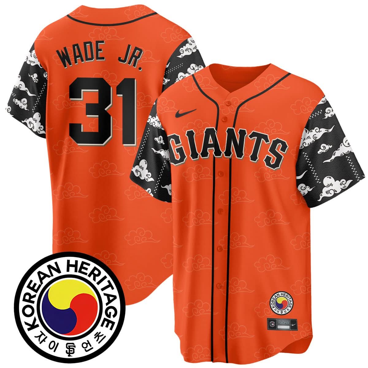 San Francisco Giants Korean Heritage Jersey - Stitched