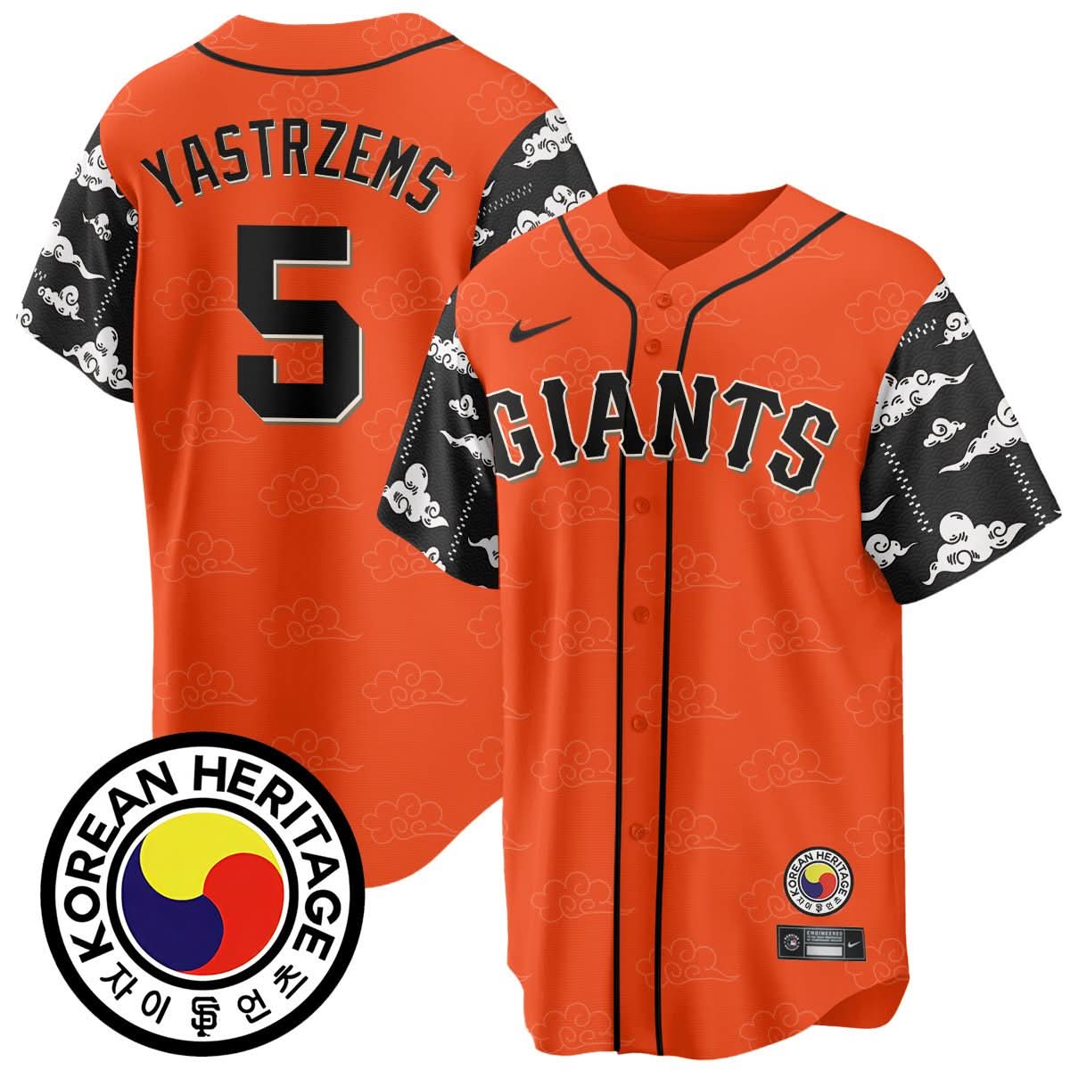 San Francisco Giants Korean Heritage Jersey - Stitched