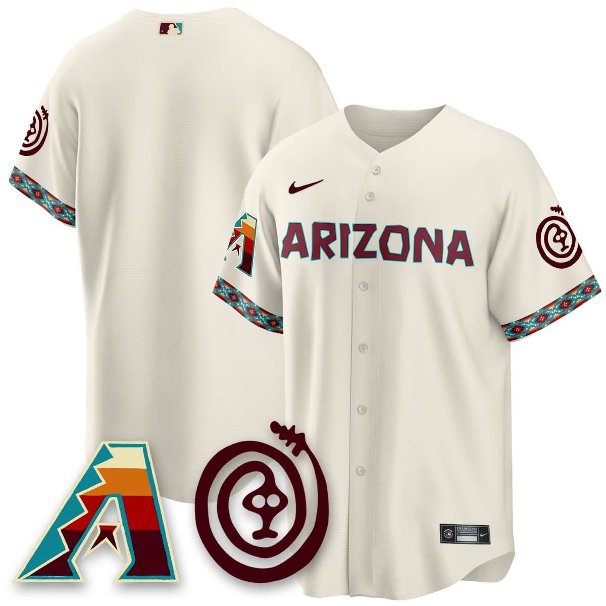 Arizona Diamondbacks City Connect Concept Jersey V2 - Stitched