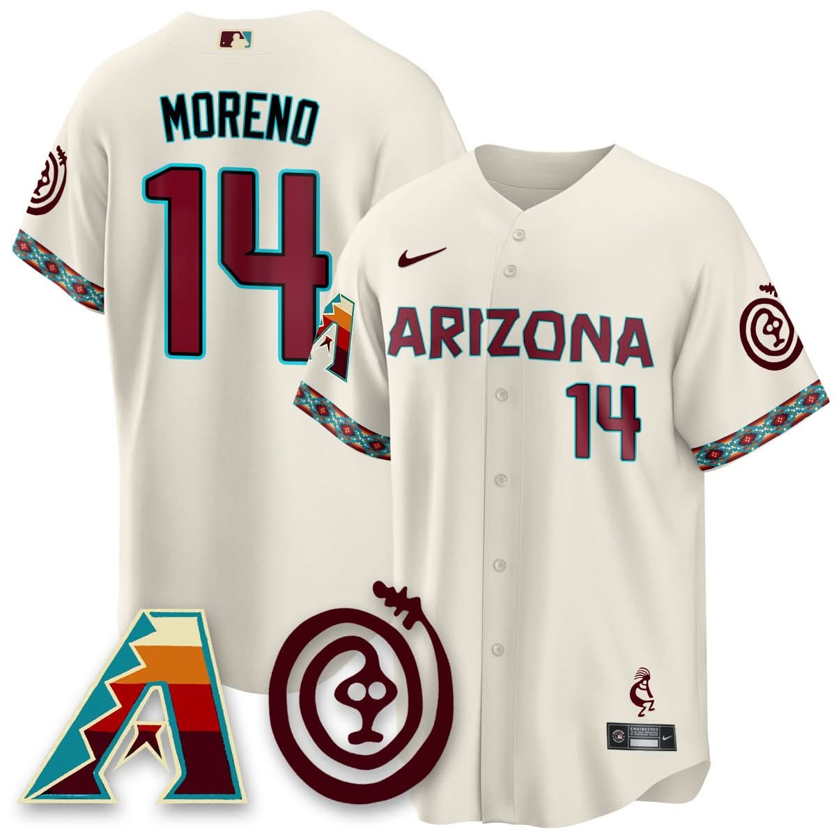 Arizona Diamondbacks City Connect Concept Jersey V2 - Stitched