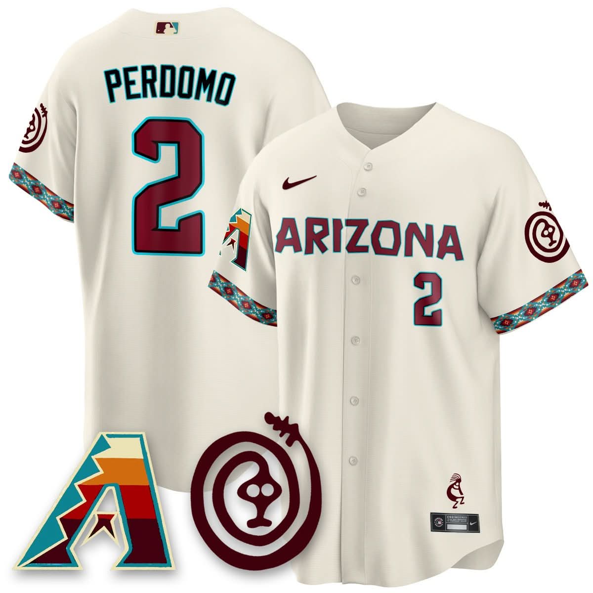 Arizona Diamondbacks City Connect Concept Jersey V2 - Stitched