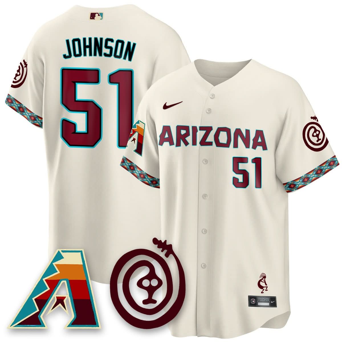 Arizona Diamondbacks City Connect Concept Jersey V2 - Stitched