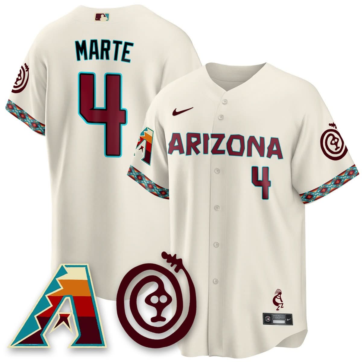 Arizona Diamondbacks City Connect Concept Jersey V2 - Stitched