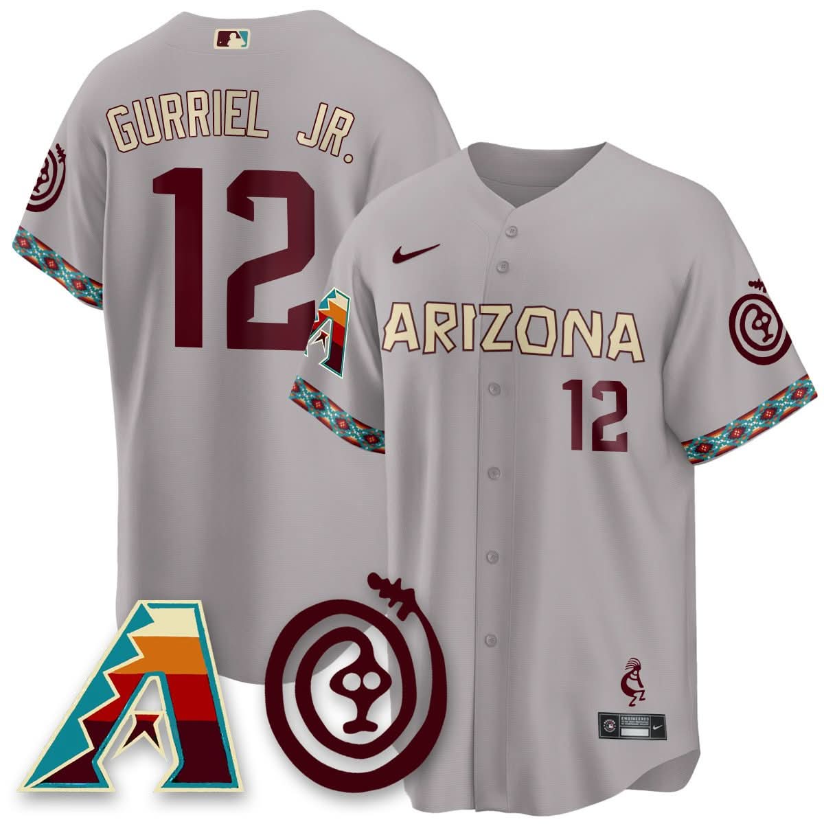 Arizona Diamondbacks City Connect Concept Jersey V2 - Stitched