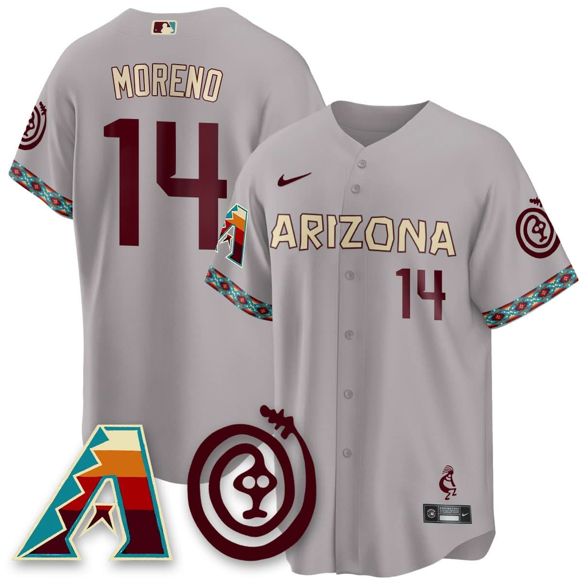 Arizona Diamondbacks City Connect Concept Jersey V2 - Stitched