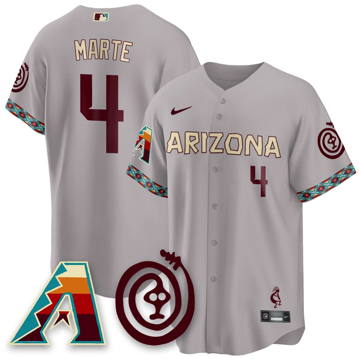 Arizona Diamondbacks City Connect Concept Jersey V2 - Stitched