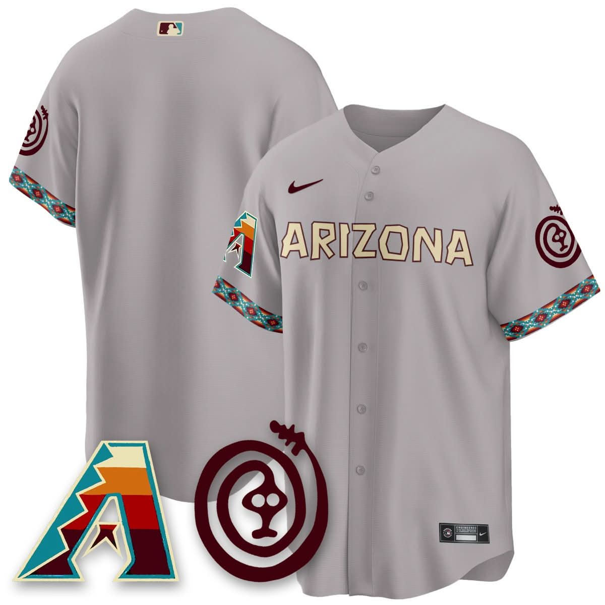 Arizona Diamondbacks City Connect Concept Jersey V2 - Stitched