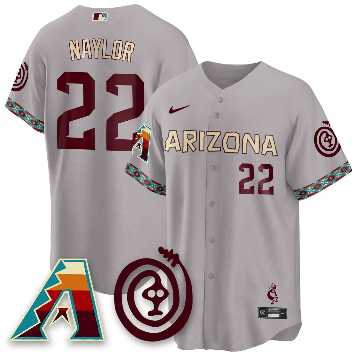 Arizona Diamondbacks City Connect Concept Jersey V2 - Stitched