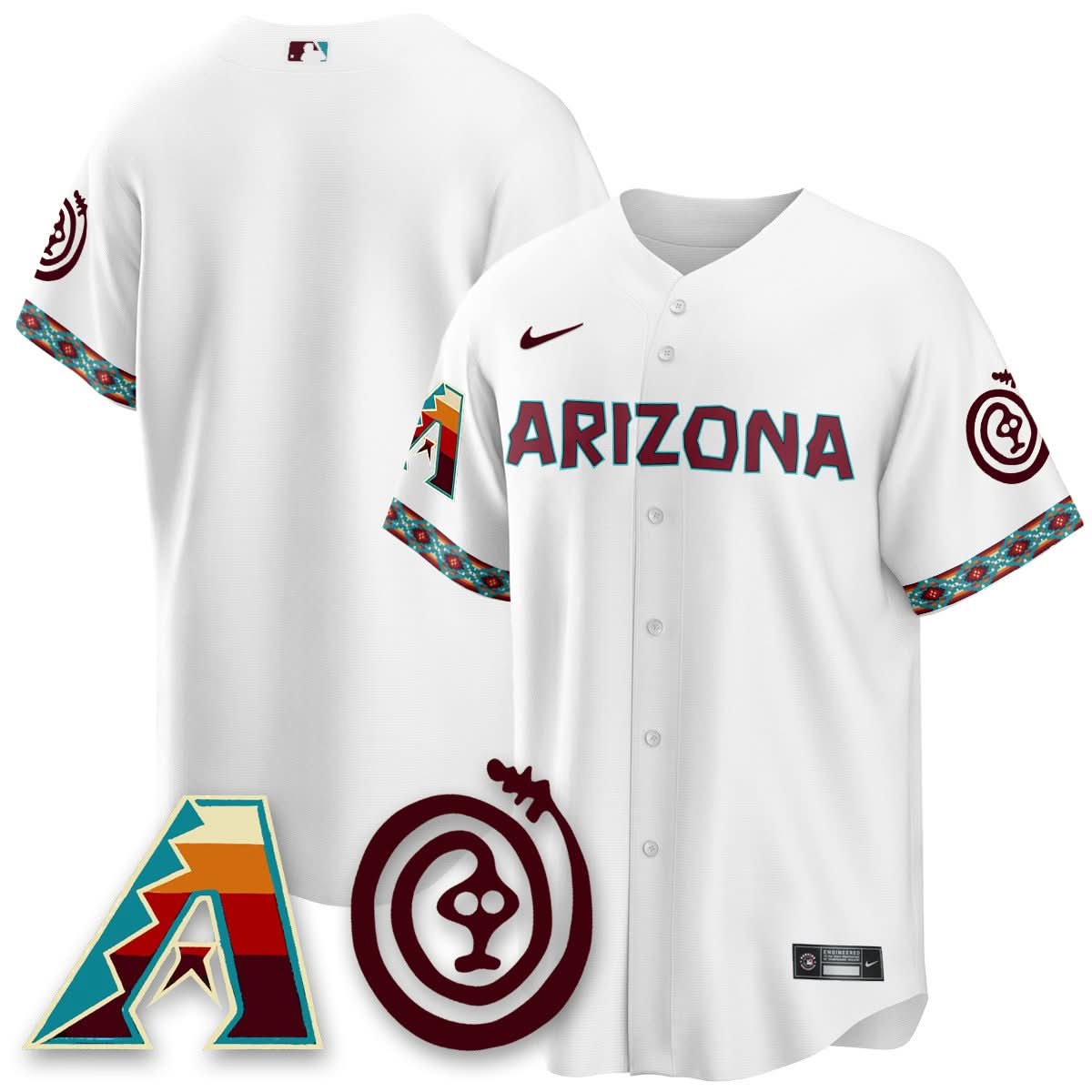 Arizona Diamondbacks City Connect Concept Jersey V2 - Stitched