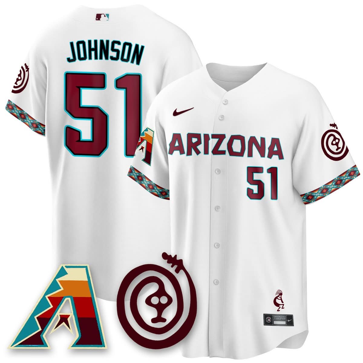 Arizona Diamondbacks City Connect Concept Jersey V2 - Stitched