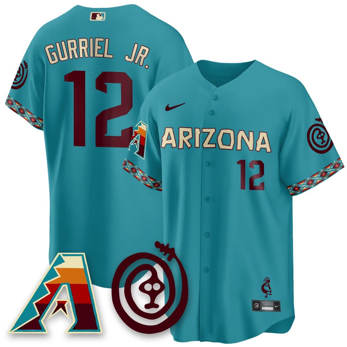 Arizona Diamondbacks City Connect Concept Jersey V2 - Stitched