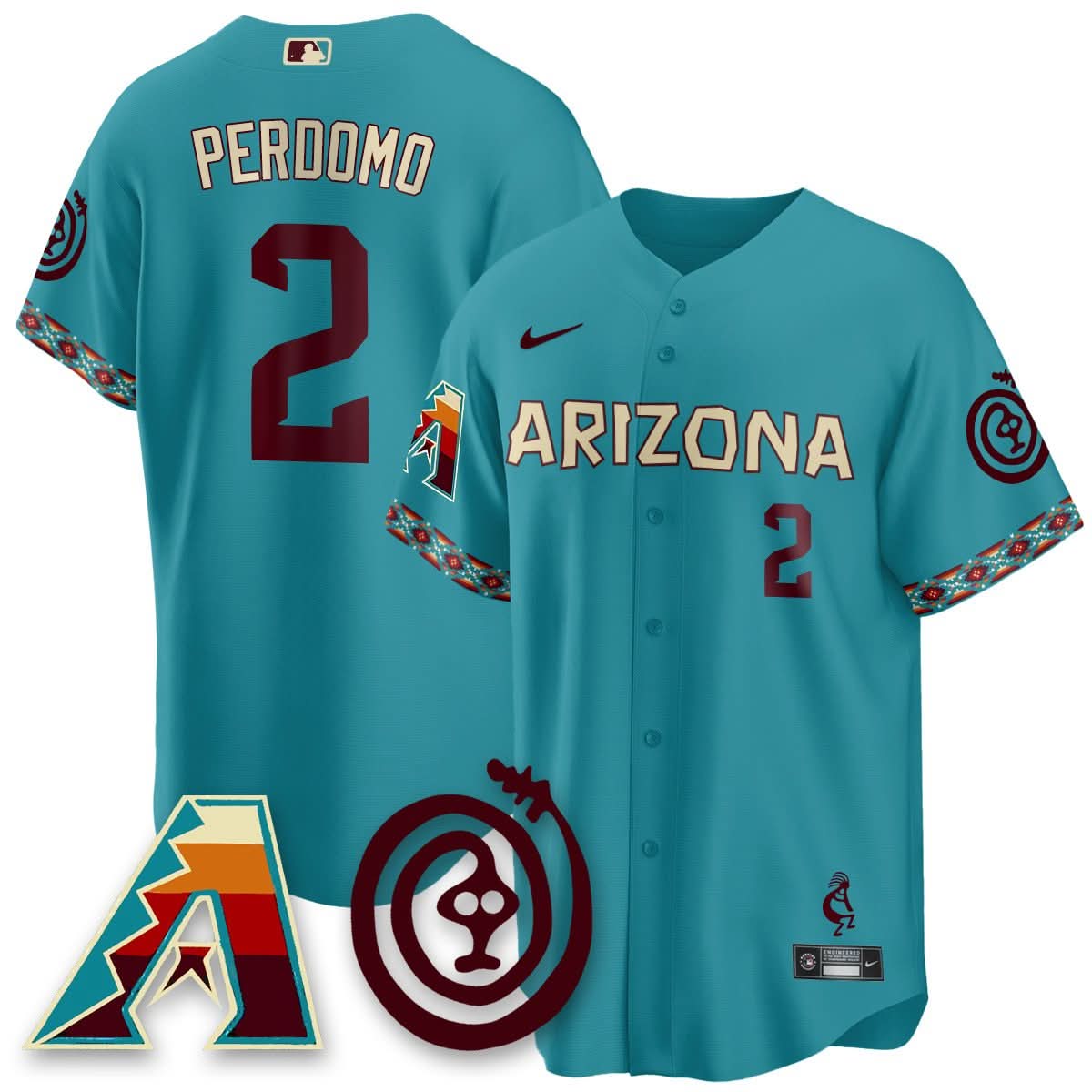 Arizona Diamondbacks City Connect Concept Jersey V2 - Stitched