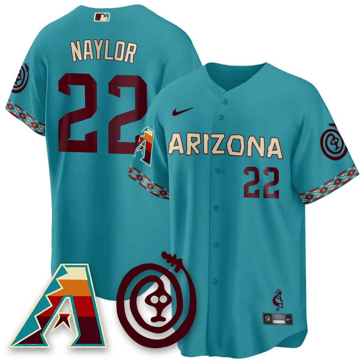 Arizona Diamondbacks City Connect Concept Jersey V2 - Stitched