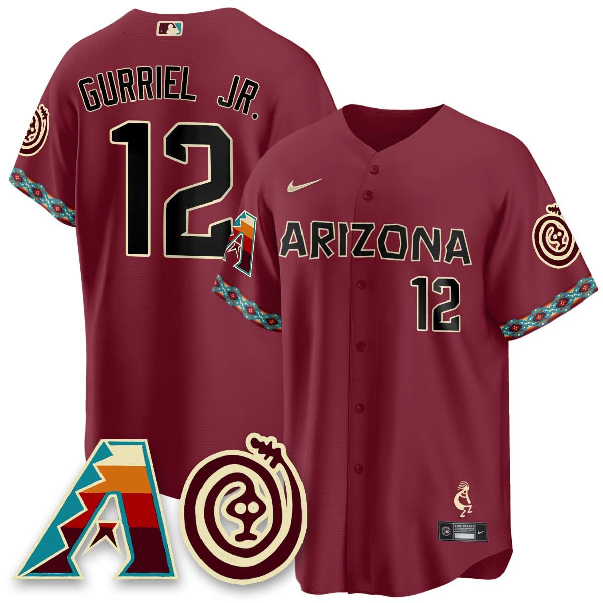 Arizona Diamondbacks City Connect Concept Jersey V2 - Stitched