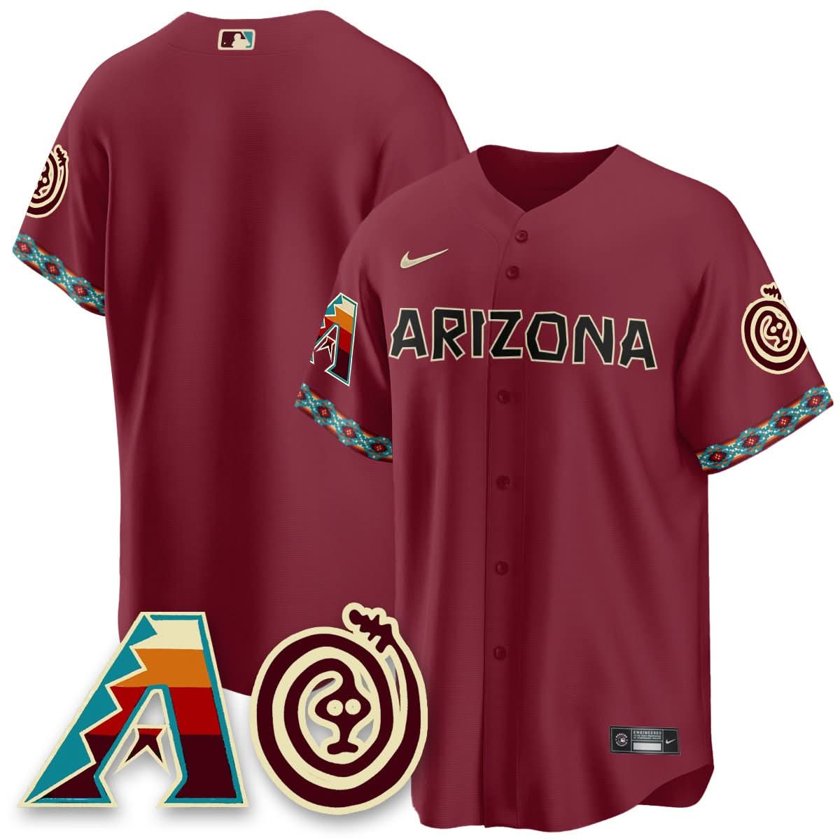 Arizona Diamondbacks City Connect Concept Jersey V2 - Stitched