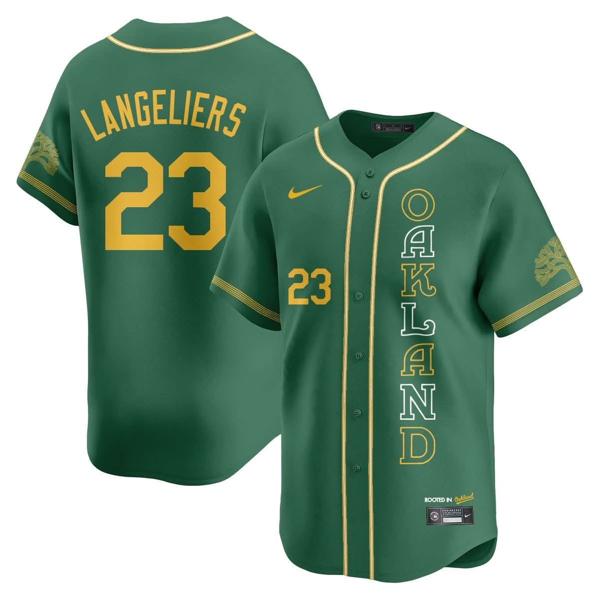 Athletics City Connect Concept Jersey - Stitched