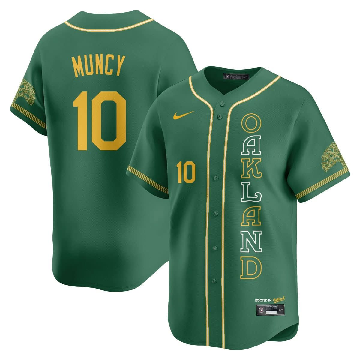Athletics City Connect Concept Jersey - Stitched
