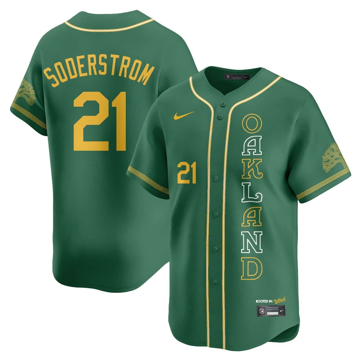 Athletics City Connect Concept Jersey - Stitched