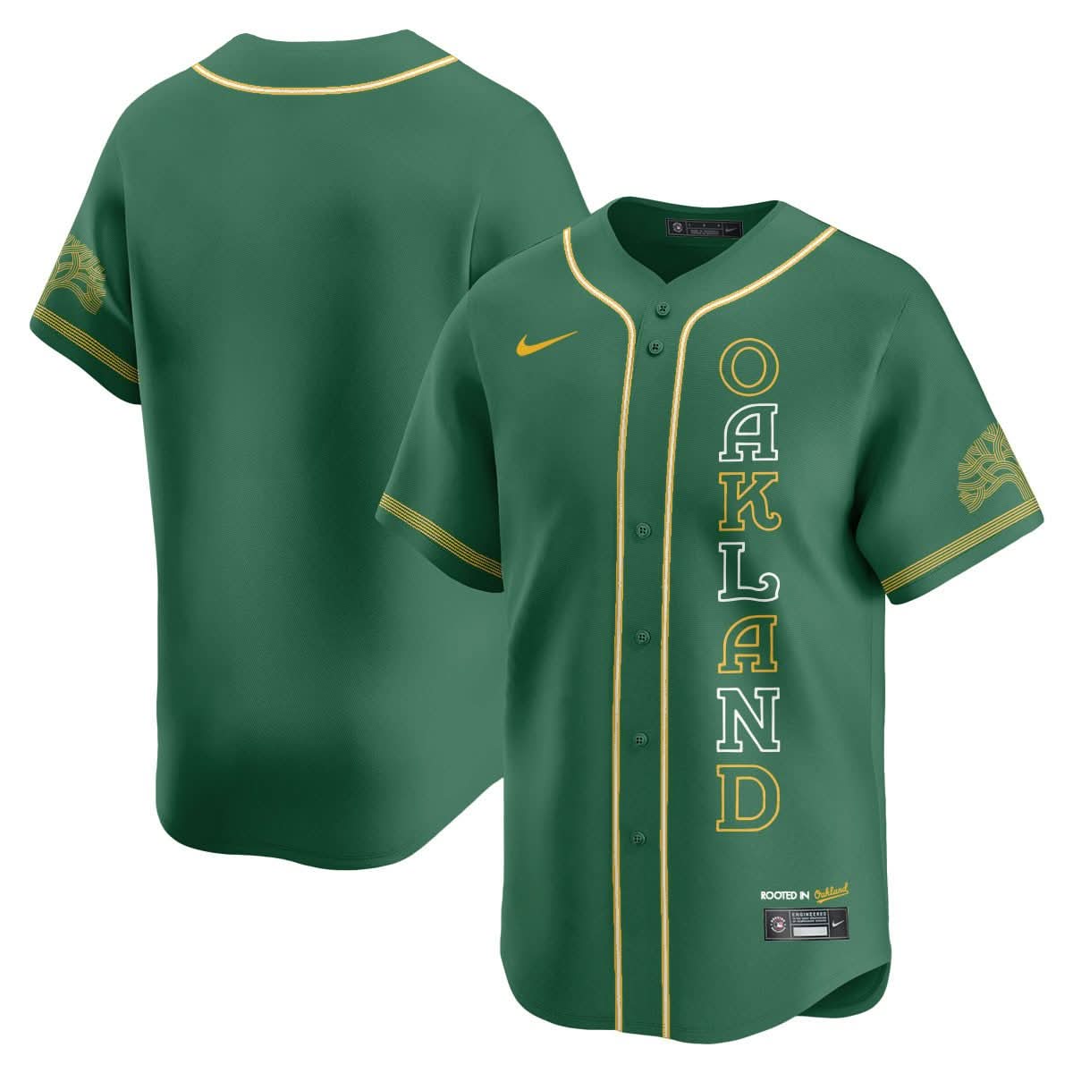 Athletics City Connect Concept Jersey - Stitched