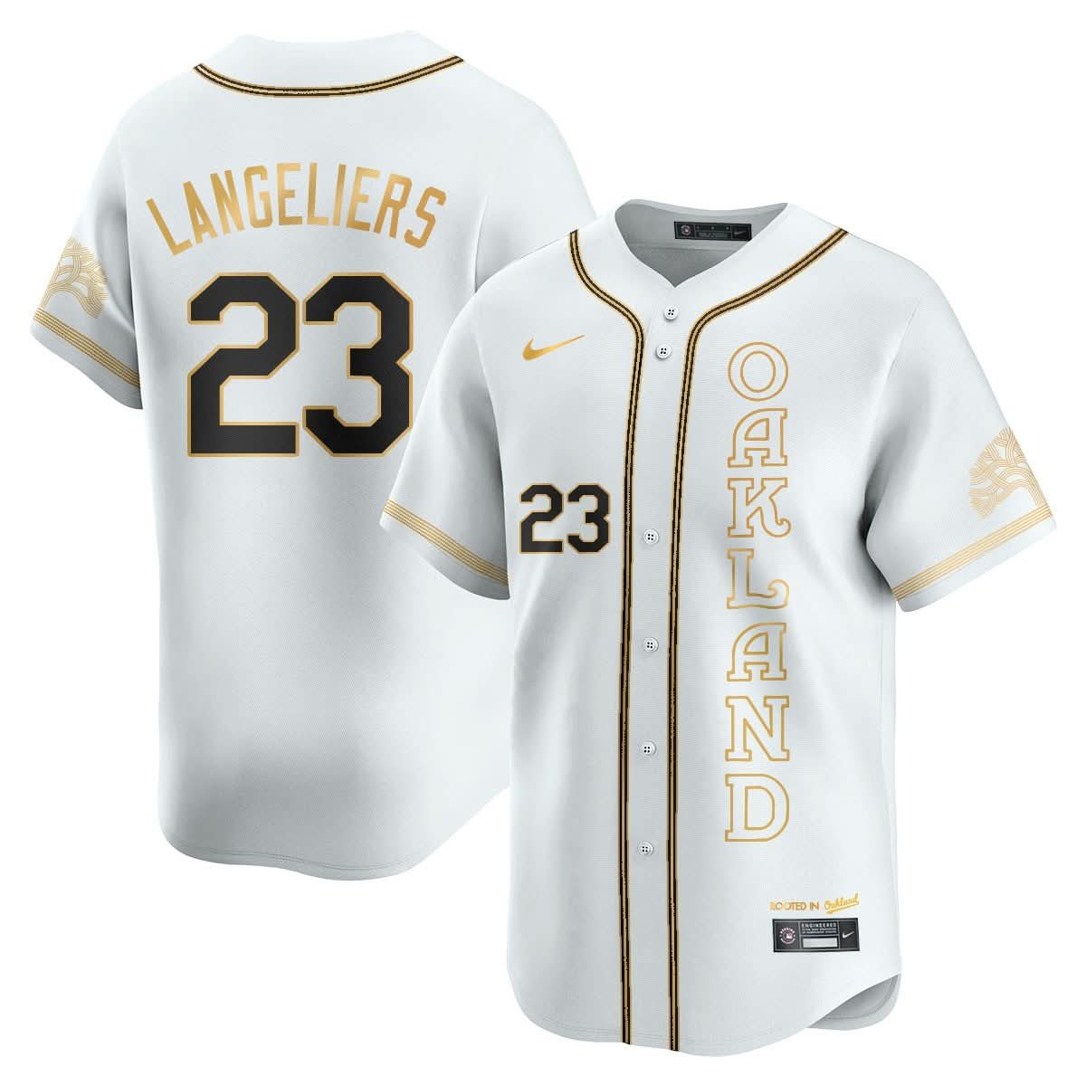 Athletics City Connect Concept Jersey - Stitched
