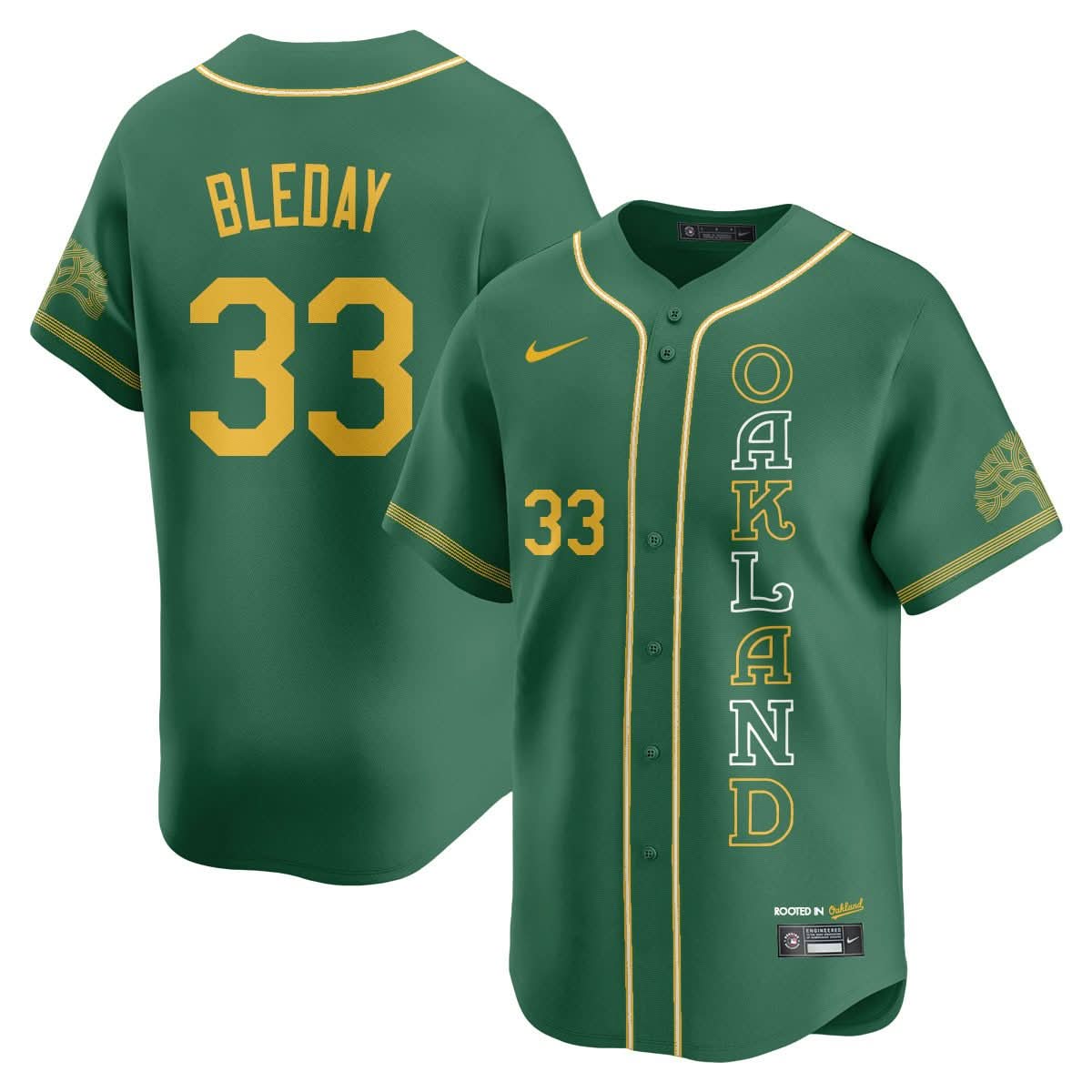 Athletics City Connect Concept Jersey - Stitched