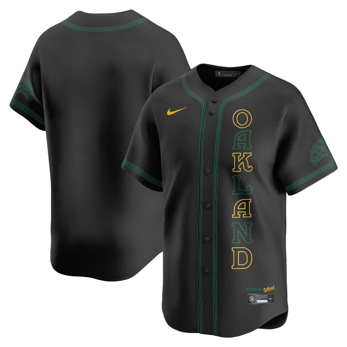 Athletics City Connect Concept Jersey - Stitched