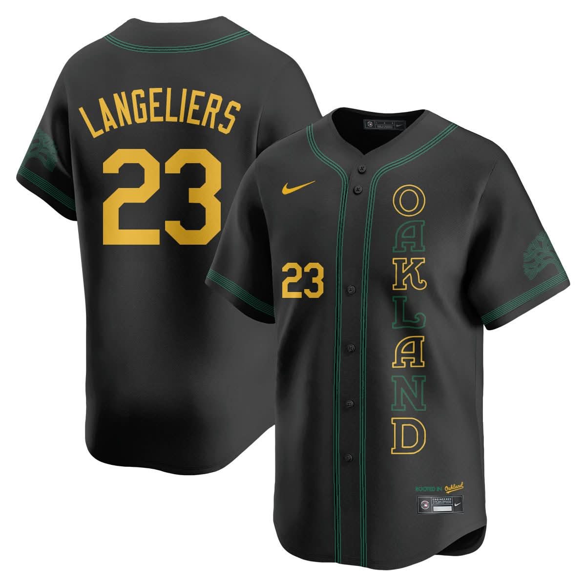 Athletics City Connect Concept Jersey - Stitched