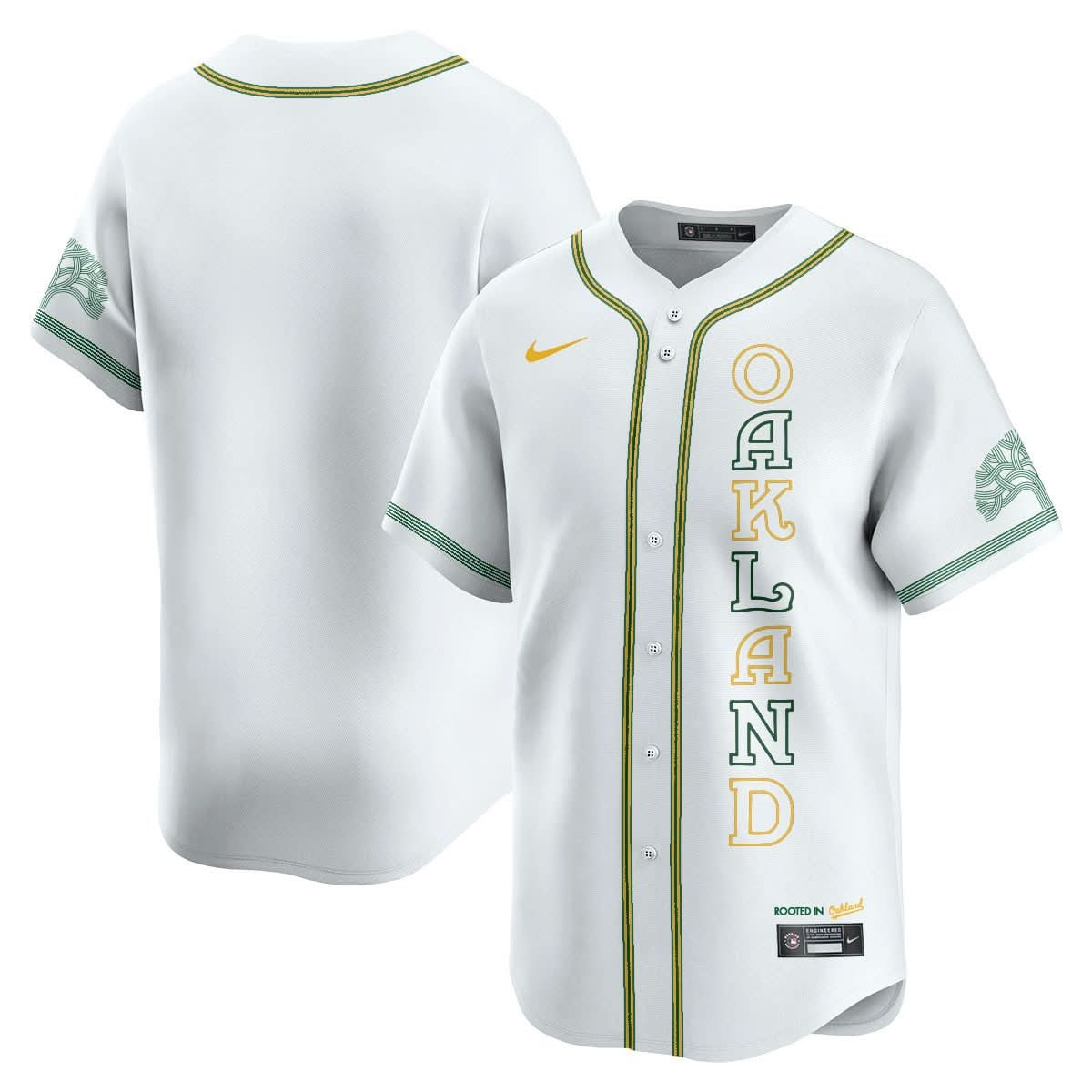Athletics City Connect Concept Jersey - Stitched