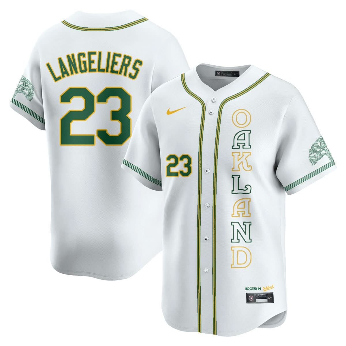 Athletics City Connect Concept Jersey - Stitched