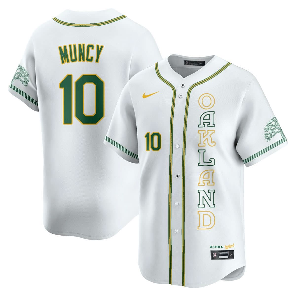 Athletics City Connect Concept Jersey - Stitched