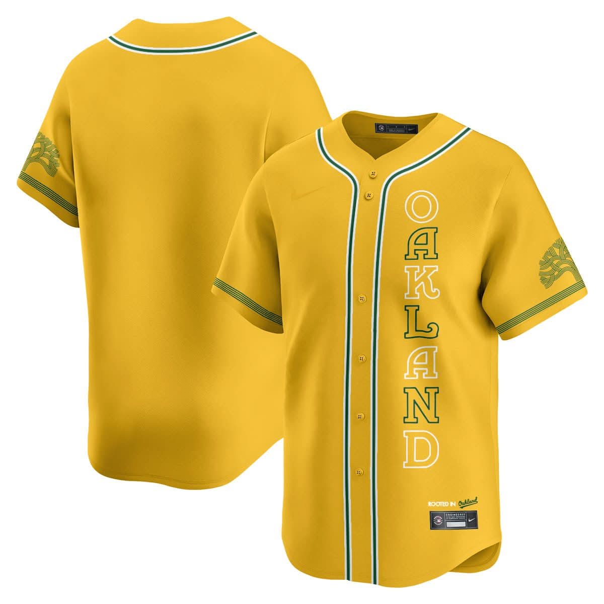 Athletics City Connect Concept Jersey - Stitched