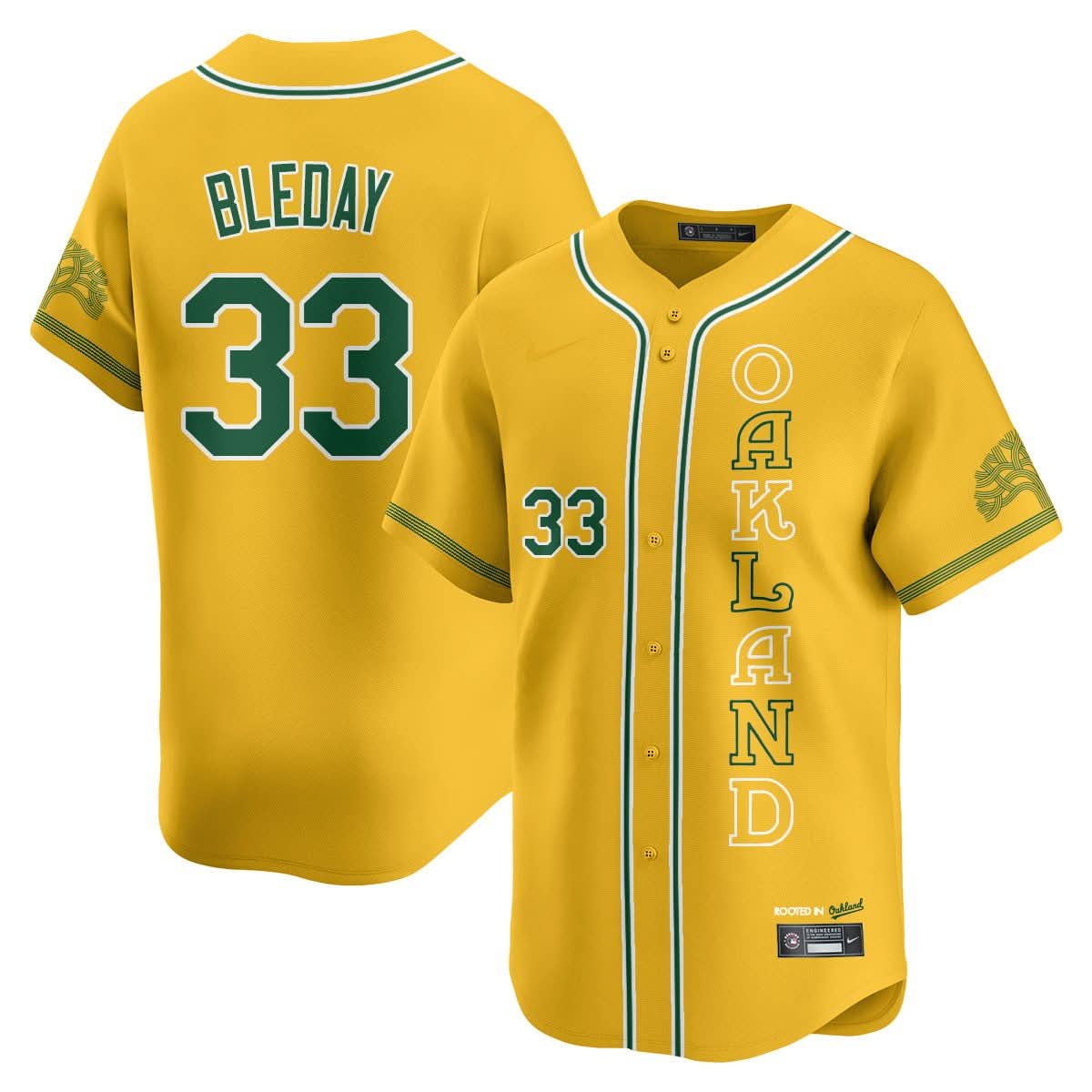 Athletics City Connect Concept Jersey - Stitched