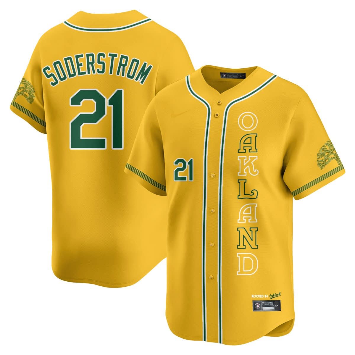 Athletics City Connect Concept Jersey - Stitched