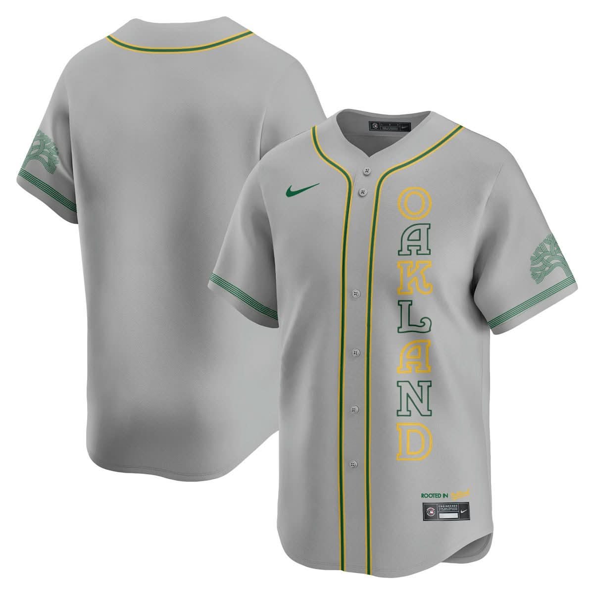 Athletics City Connect Concept Jersey - Stitched